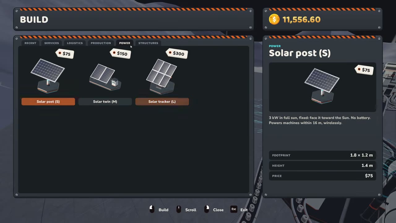 Solar post (S)
