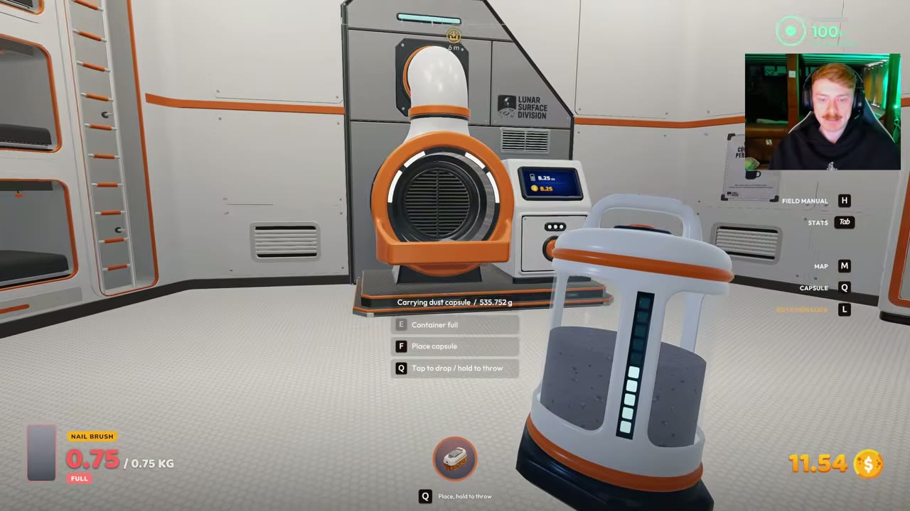 Station deposit machine showing delivered weight and the matching dollar value