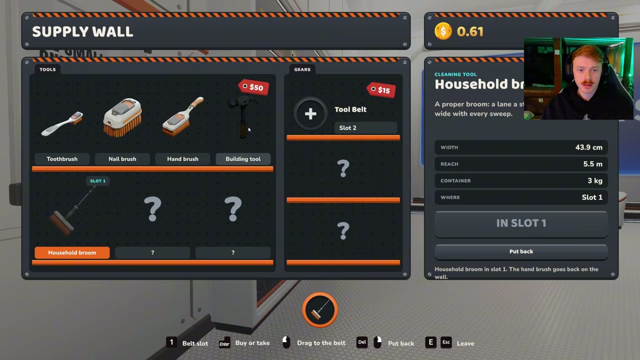 Building tool on the Supply Wall for $50